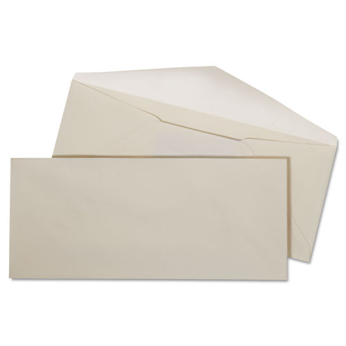 Ivory Envelopes - No. 10 Commercial (4 1/8 x 9 1/2) 24 lb Bond Wove 100%  Cotton