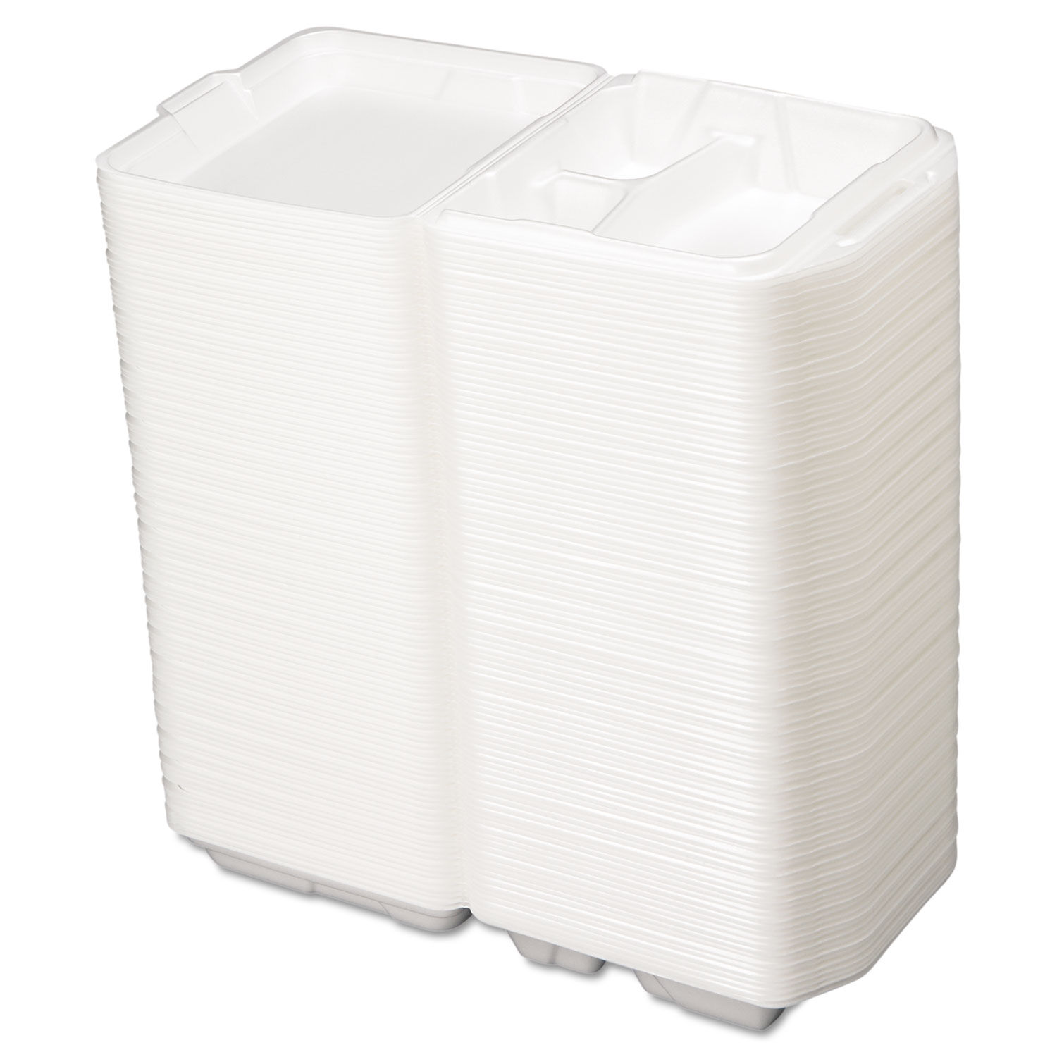 Genpak Foam Hinged Lid Snack Containers SKU#GNP20500