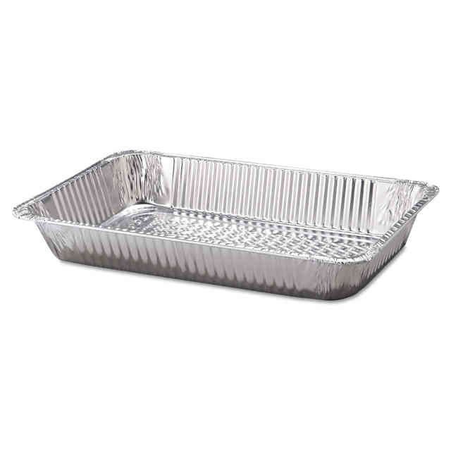 Aluminum Steam Table Pans, Full-Size Shallow, 1.63 Aluminum Steam Table Pans, Full-Size Shallow, 1.63
