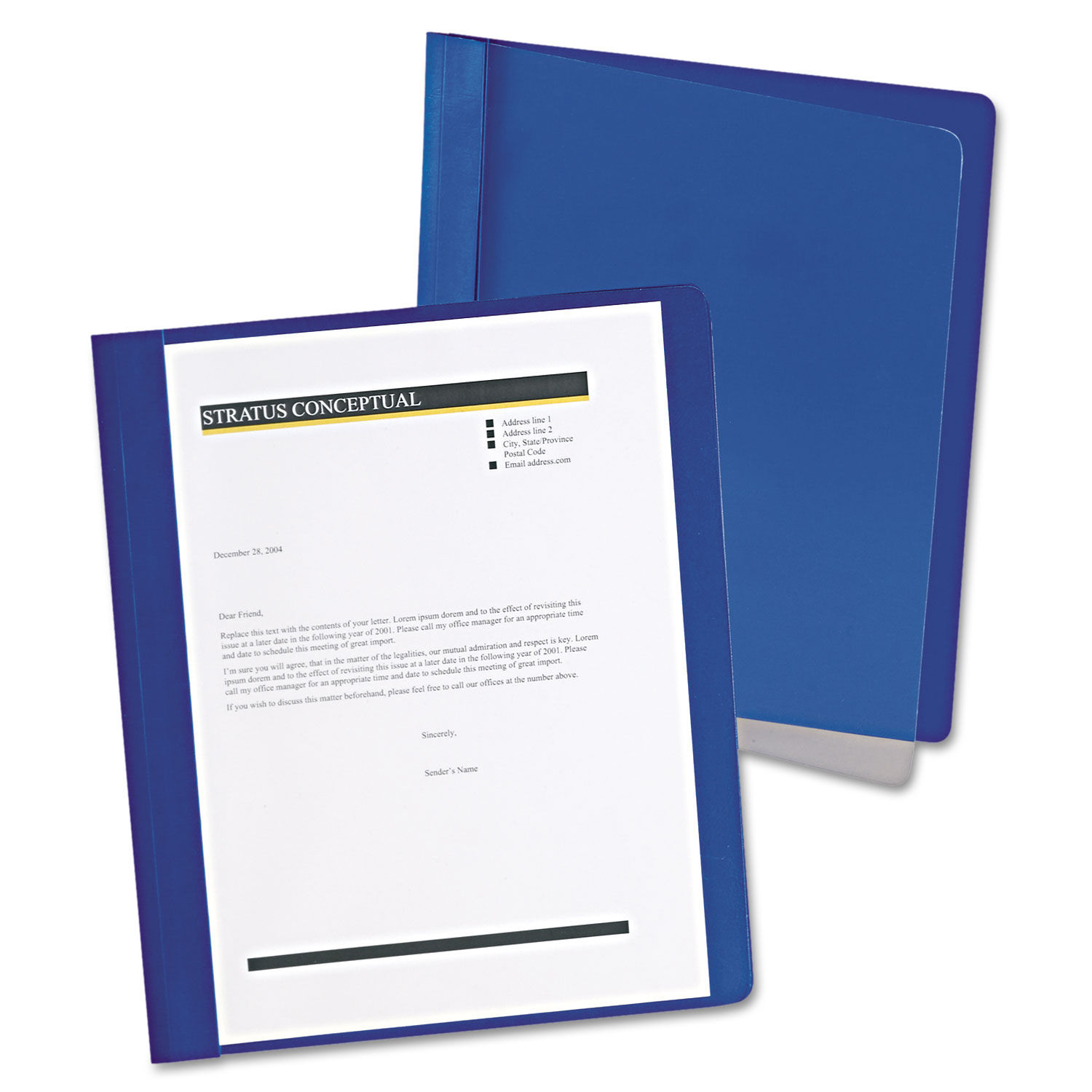 ExtraWide Clear Front Report Covers by Oxford™ OXF5354023X