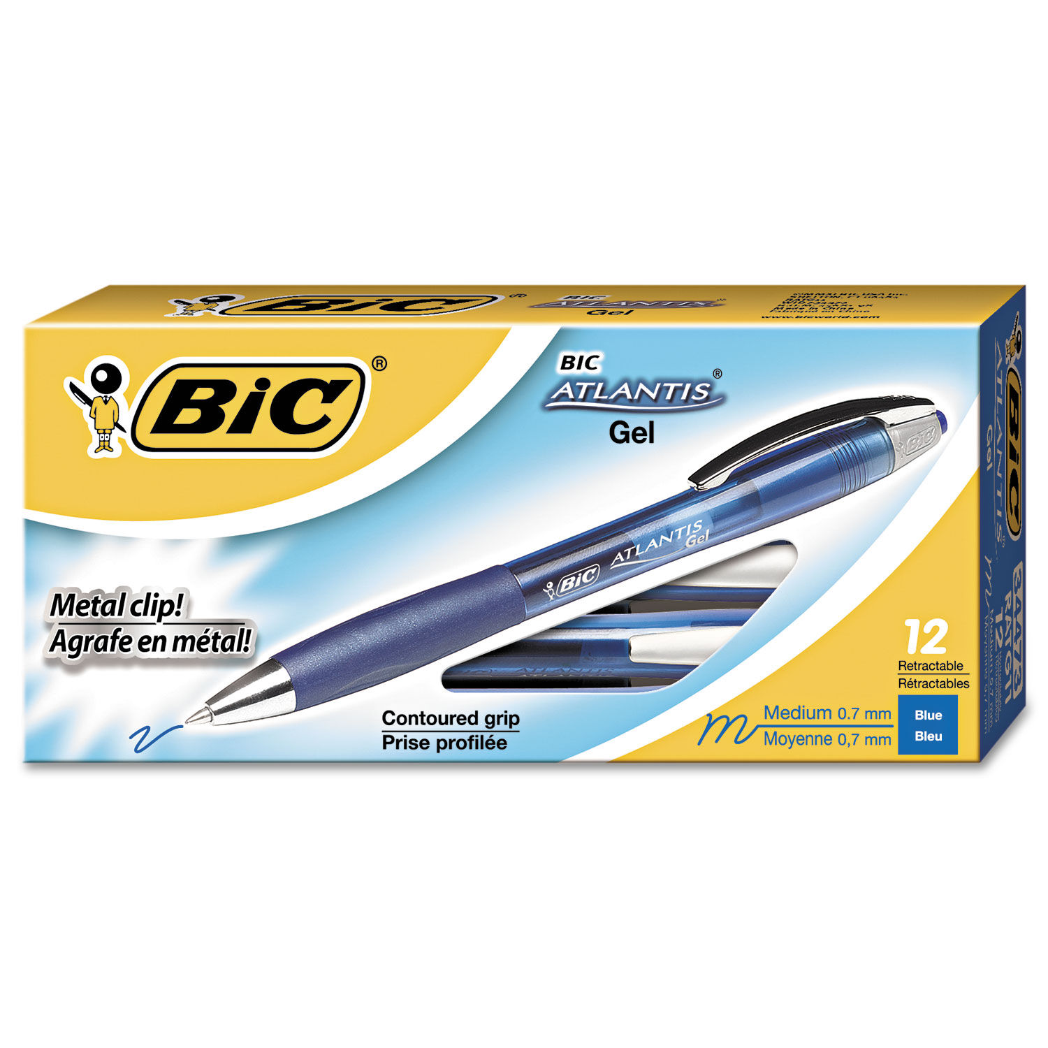 ATLANTIS RETRACTABLE GEL PEN by BIC® BICRATG11BE