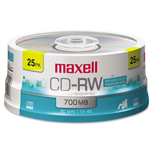 CDRW Rewritable Disc by Maxell® MAX630026