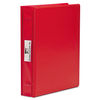 LEO61603 - VariCap Expandable Binder, 2 Posts, 6" Capacity, 11 x 8.5, Red