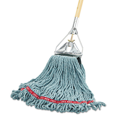 Rubbermaid rcpa252blu Web Foot wet mop head, shrinkless