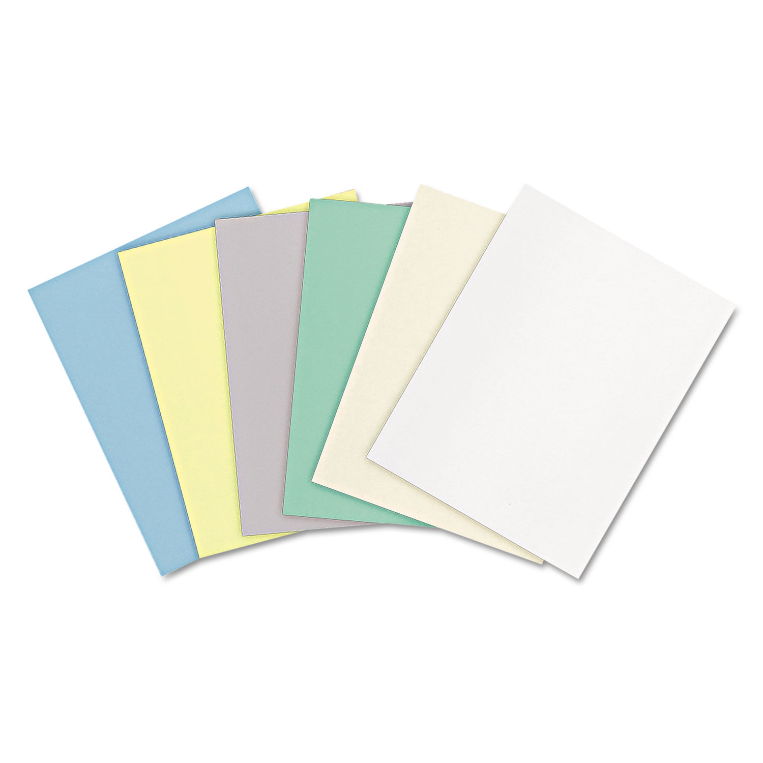 8.5 x 11 Pastel Card Stock Paper - 90lb Index (163gsm) - 50 Sheets per Pack