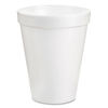 DCC8J8BG - Foam Drink Cups, 8 oz, White, 25/Pack