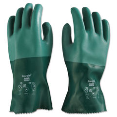 ANS835210 - Scorpio Neoprene Gloves, Green, Size 10, 12 Pairs