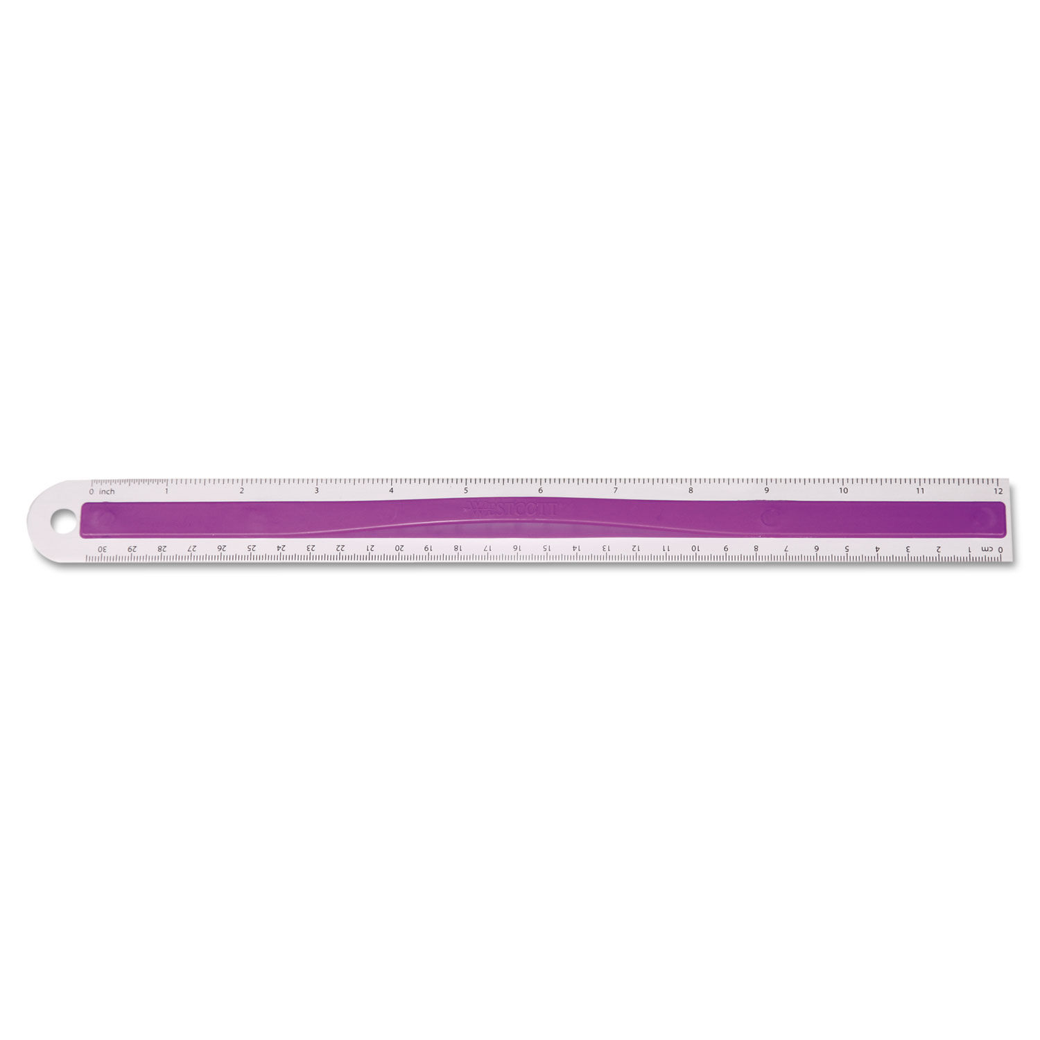 6 Inch Pink Recycled Plastic Ruler