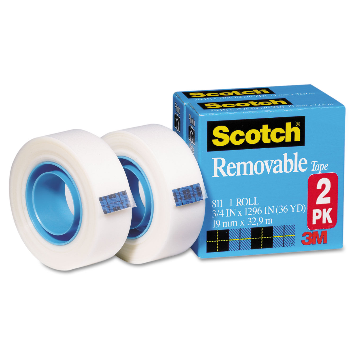 Removable Tape by Scotch® MMM8112PK