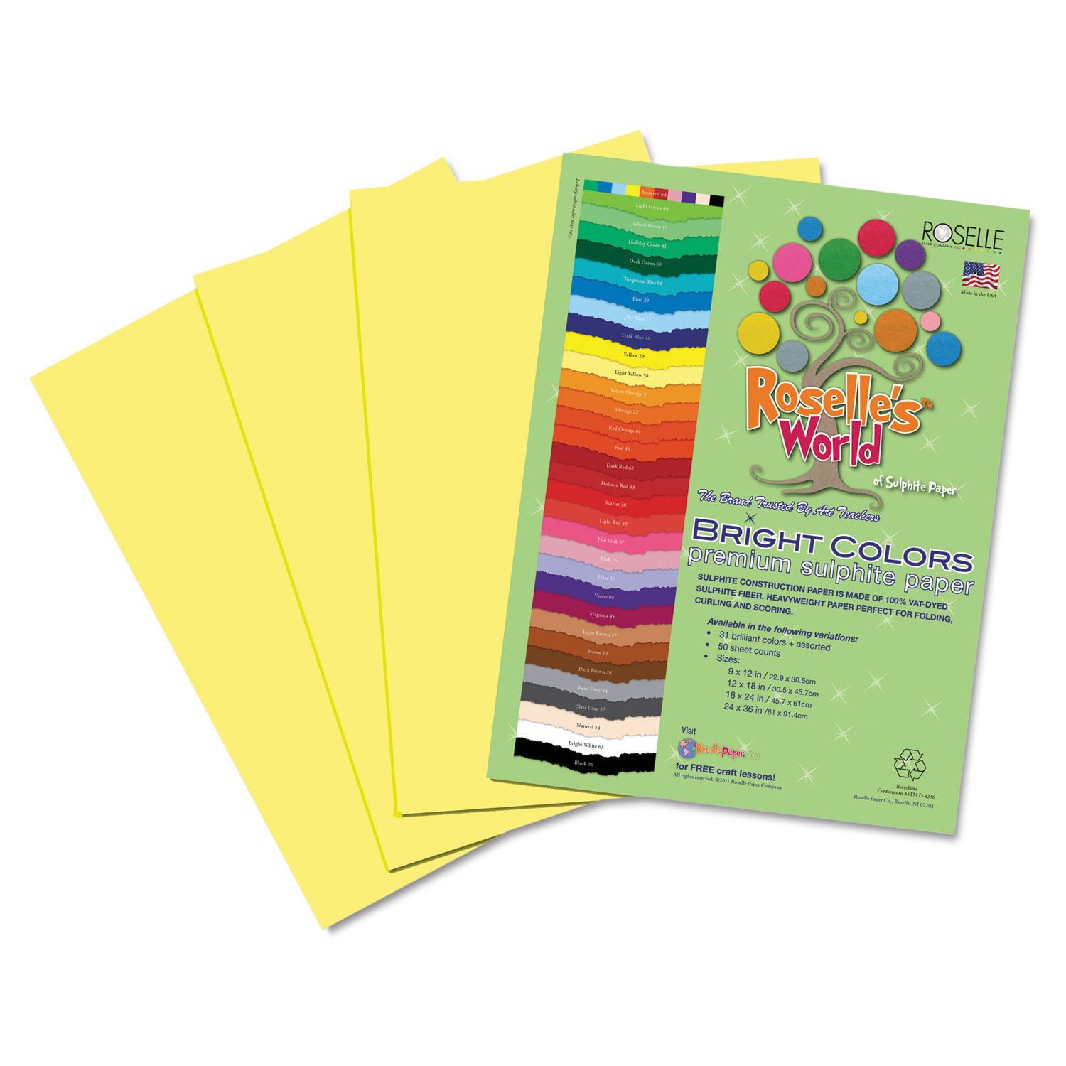 Construction Paper Shades of Me 12 in x 18 in, 50 sheets - Tru-Ray