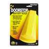 MAS00966 - Giant Foot Doorstop, No-Slip Rubber Wedge, 3.5w x 6.75d x 2h, Safety Yellow