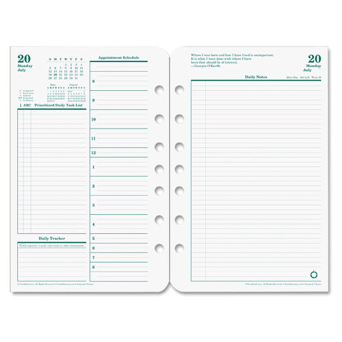 ORIGINAL DATED TWOPAGEPERDAY PLANNER REFILL by FranklinCovey