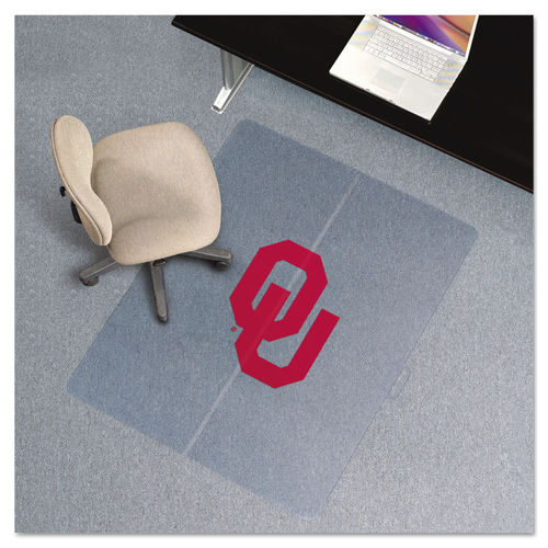 ES Robbins EverLife Chair Mat for Flat Pile Carpet, 36x 48 with Lip, Clear