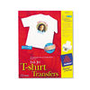 AVE3275 - Fabric Transfers, 8.5 x 11, White, 12/Pack