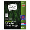 AVE45395 - EcoFriendly Adhesive Name Badge Labels, 3.38 x 2.33, White, 400/Box