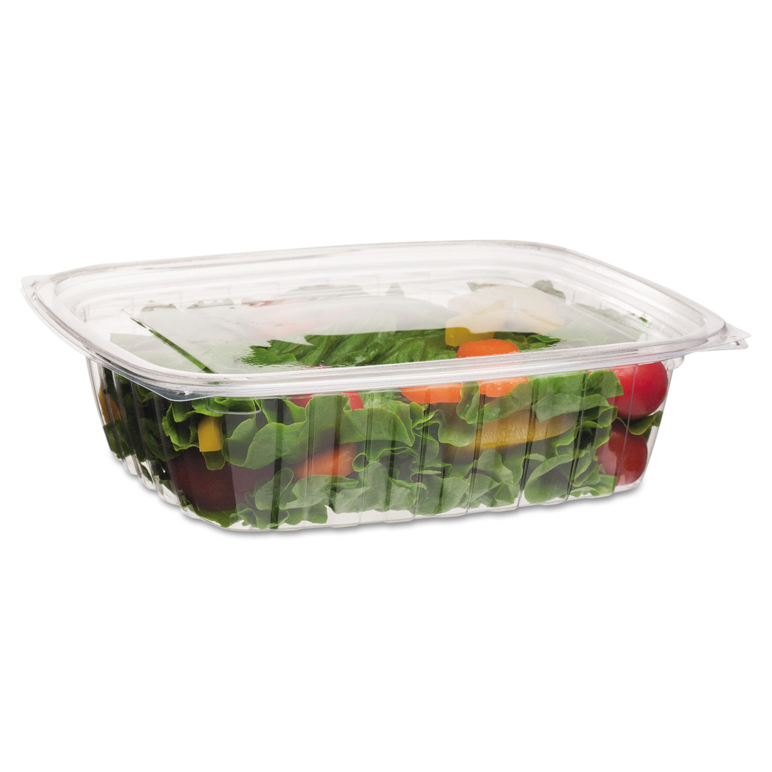 Eco-Products Renewable & Compostable Salad Bowls w/ Lids - 32oz., 50/PK, 3 PK/CT