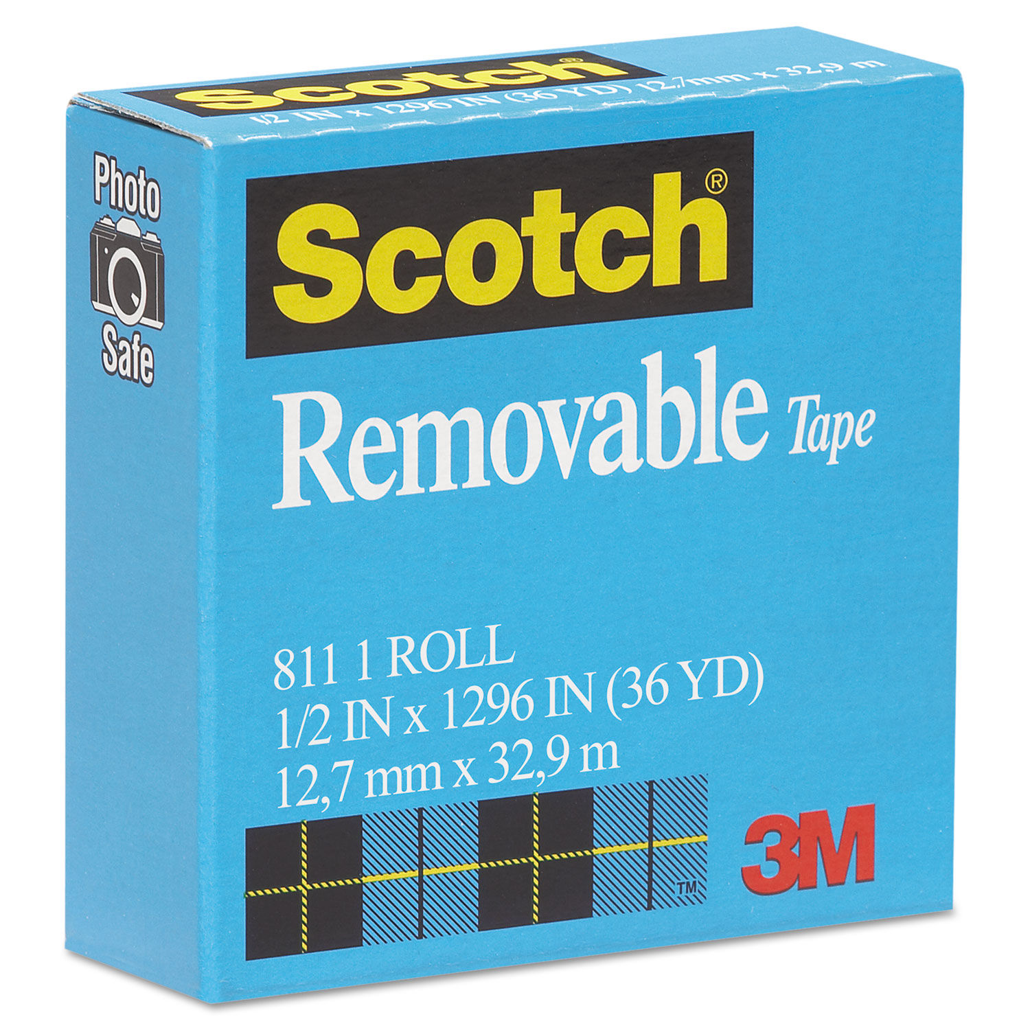 Removable Tape by Scotch® MMM811121296 