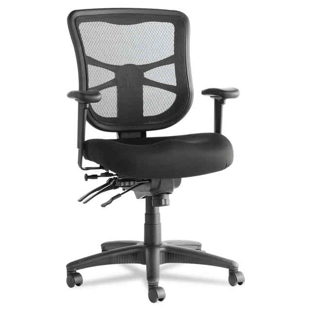 Alera Elusion Series Mesh Mid-Back Multifunction Chair by Alera®  ALEEL42ME10B