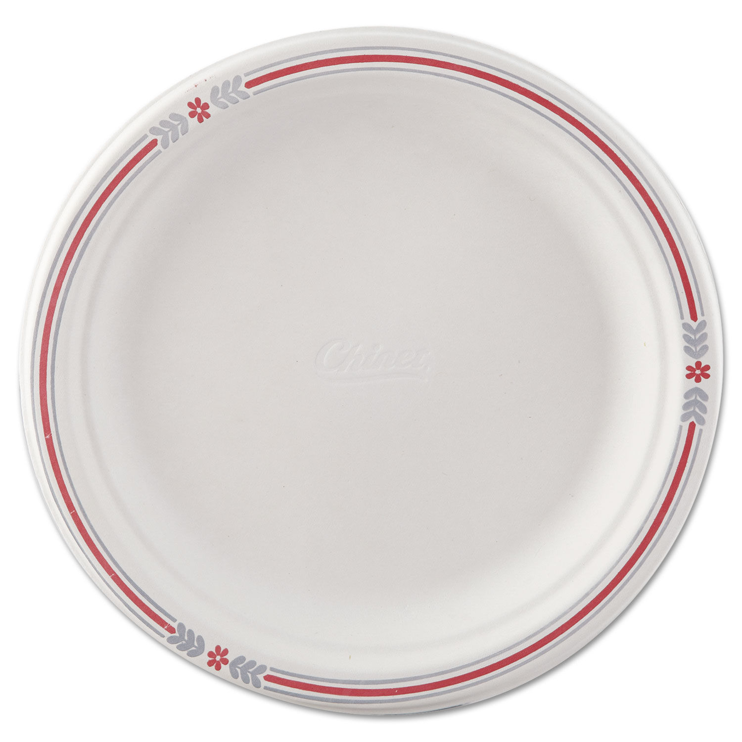 Chinet Round Paper Plate, White, 8.75 - 125 pack