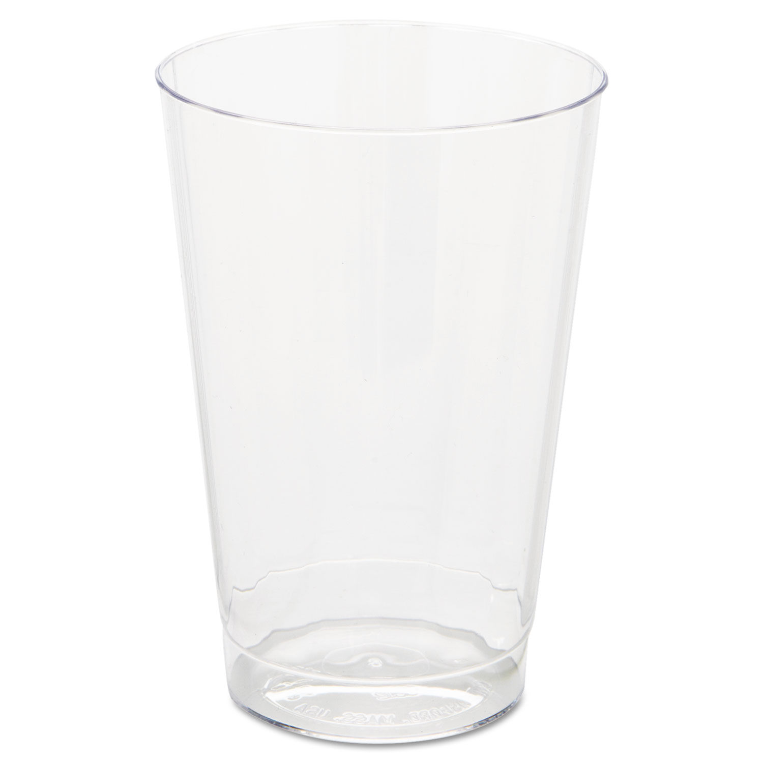 clear plastic drinkware