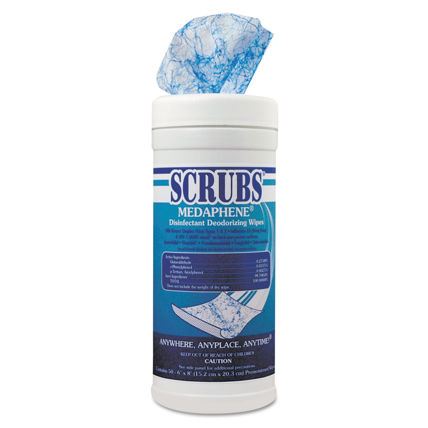 Medaphene Disinfectant Wipes by SCRUBS® ITW90356CT