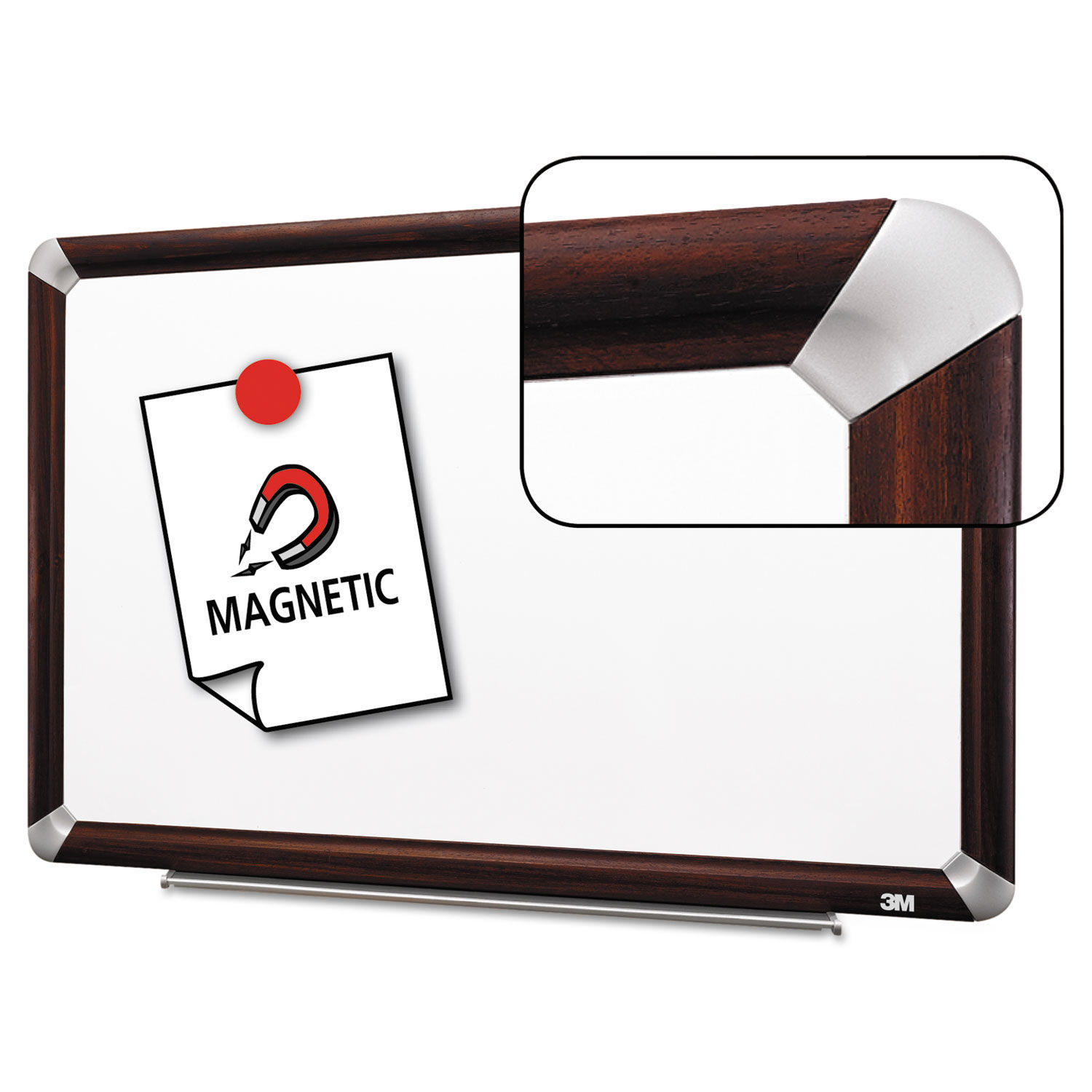 Porcelain Dry Erase Board by 3M™ MMMP4836FMY