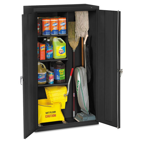 Mop and Broom Storage Single Door Steel Cleaning Cabinets - China Cleaning  Cabinet, Steel Cleaning Cabinets