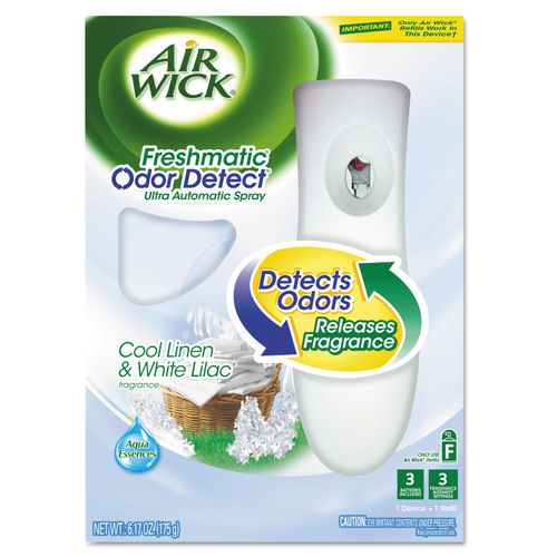 Air Wick FreshMatic Ultra Auto Spray Starter Kit Cool Linen & White Lilac