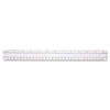 ACM15571 - 12" Magnifying Ruler, Standard/Metric, Plastic, Clear