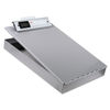 SAU11025 - Redi-Rite Aluminum Storage Clipboard with Calculator, 1" Clip Capacity, Holds 8.5 x 11 Sheets, Silver