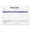 TOP3008 - Petty Cash Slips, One-Part (No Copies), 5 x 3.5, 50 Forms/Pad, 12 Pads/Pack