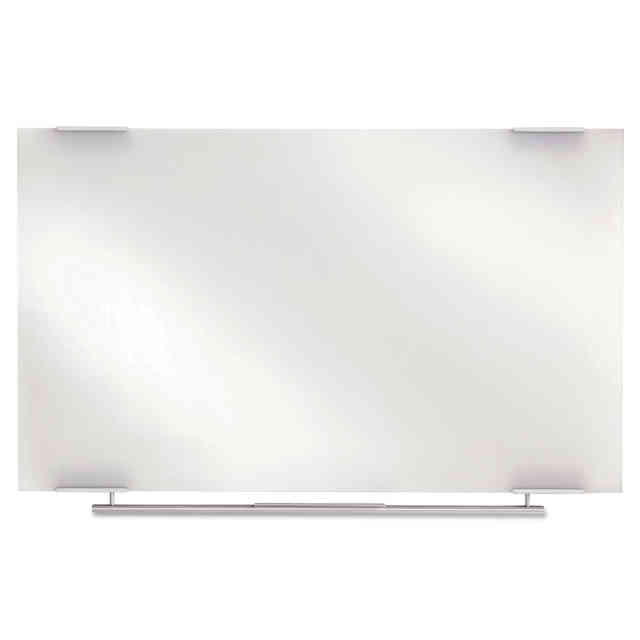Clarity Glass Dry Erase Board with Aluminum Trim, 60 x 36, White Surface Clarity Glass Dry Erase Board with Aluminum Trim, 60 x 36, White Surface