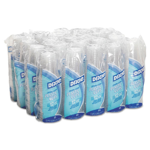 DIXIE 16 oz. Clear Disposable Plastic Cups, PETE, 25/Sleeve, 20  Sleeves/Carton DXECPET16DX - The Home Depot