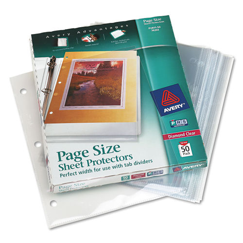 Sheet Protectors for 3 Ring Binder - 500 Premium Clear Plastic Page  Protectors 3