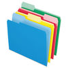 PFX82300 - Colored File Folders, 1/3-Cut Tabs: Assorted, Letter Size, Assorted Colors, 24/Pack