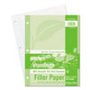 PAC3202 - Ecology Filler Paper, 3-Hole, 8.5 x 11, Medium/College Rule, 150/Pack