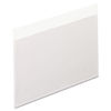 PFX99375 - Self-Adhesive Pockets, 3 x 5, Clear Front/White Backing, 100/Box