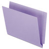 PFXH110DPR - Colored End Tab Folders with Reinforced Double-Ply Straight Cut Tabs, Letter Size, 0.75" Expansion, Purple, 100/Box