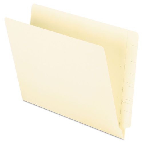 Pendaflex End-Tab File Pockets With Tyvek Gusset, 5 1/4" Expansion, Letter Size, Manila, Pack Of 10 Pockets