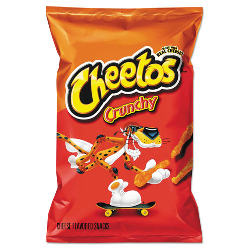 Cheetos Crunchy Cheese Flavored Snacks Flamin' Hot Flavor 1 Oz