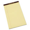 NSN2096526 - 7530012096526 SKILCRAFT Legal Pads, Wide/Legal Rule, Brown Leatherette Headband, 50 Canary-Yellow 8.5 x 14 Sheets, Dozen