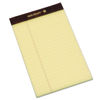 NSN3566726 - 7530013566726 SKILCRAFT Legal Pads, Wide/Legal Rule, Brown Leatherette Headband, 50 Canary-Yellow 5 x 8 Sheets, Dozen