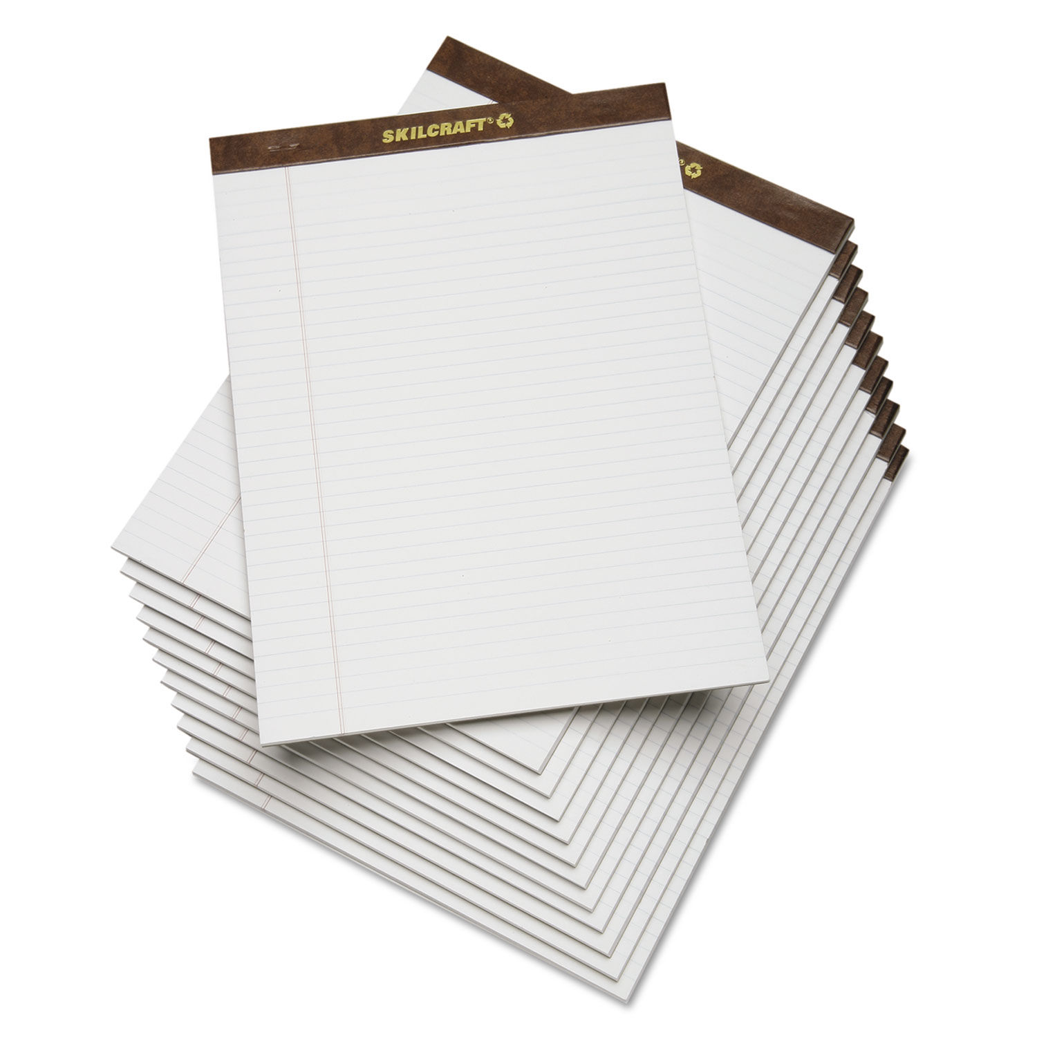 SKILCRAFT Mini Memo Pads 3 14 x 5 12 White Pack Of 12 AbilityOne 7530 01  454 7392 - Office Depot