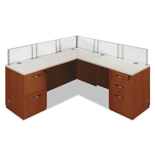 Causeway Series Single L Workstation By Dmi Furniture