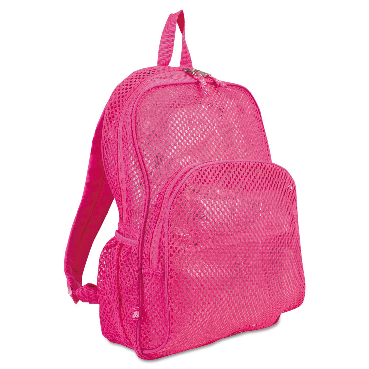 pink mesh backpack