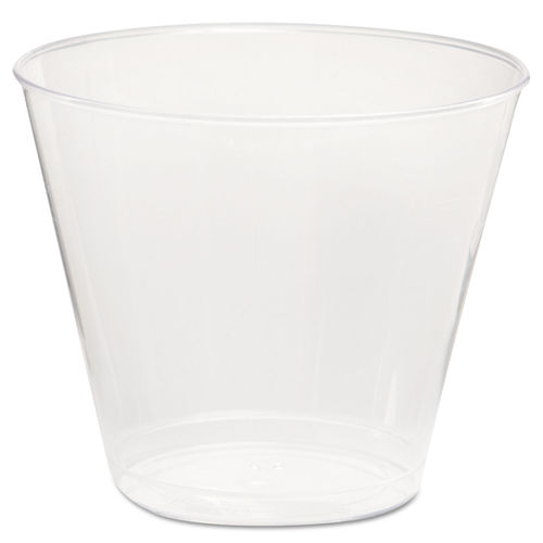 Clear Plastic Cups with Lids, 20 oz, 50 Pack