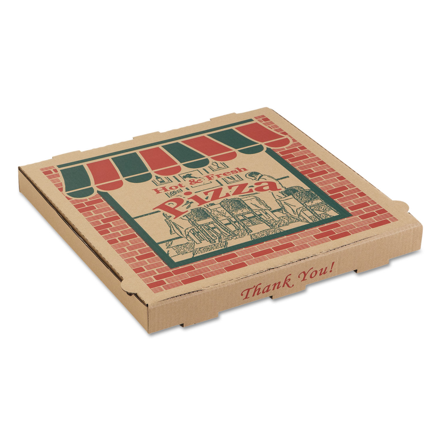 Choice 10 Corrugated Pizza Boxes - 50/Case