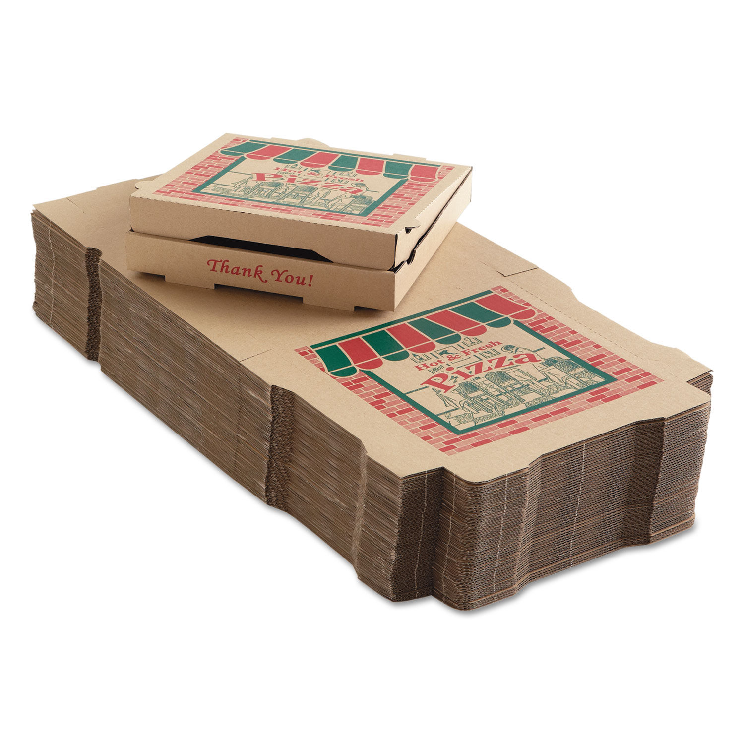 Hot Fresh Pizza Boxes - W Packaging