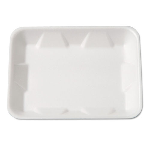 Genpak Supermarket Tray Foam White 500 Trays GNP4DWH