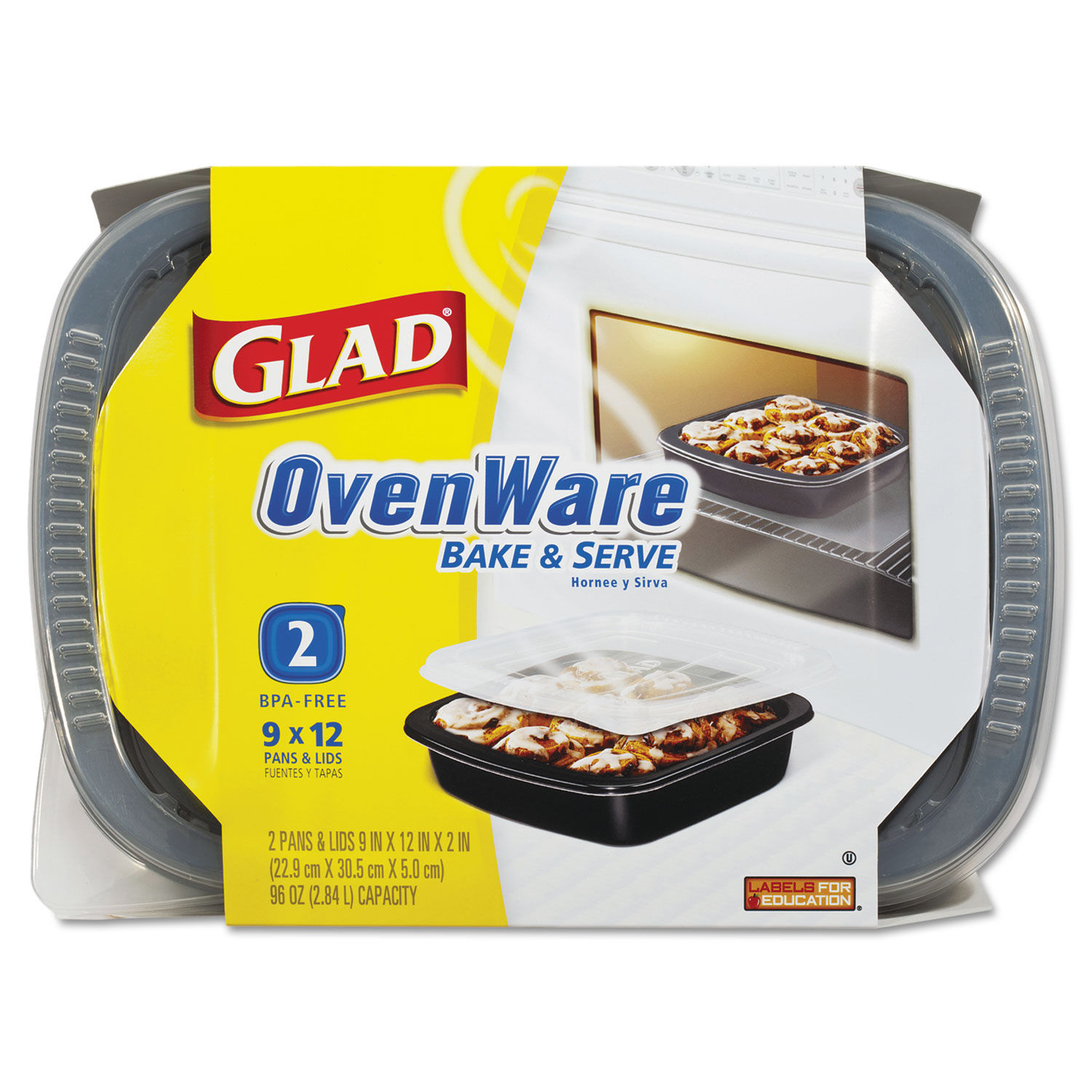 Glad Food Storage Containers - Potluck Container - Holiday Edition